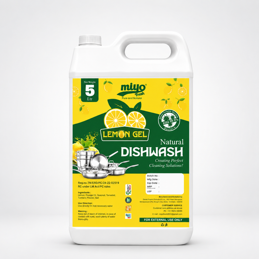 Dishwash Lemon Gel - 5L